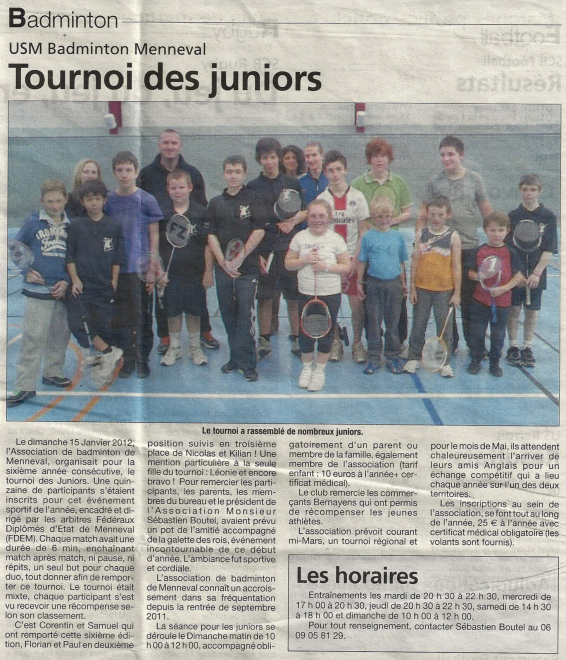 Article presse 2012